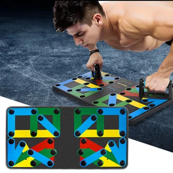 

Upgrade 17 in 1 Push Up Rack Training Board ABS abdominal Muscle Trainer Sports Home Fitness Equipment for body Building Workout