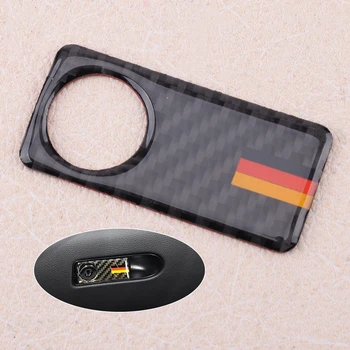 

Black Carbon Fiber Storage Glove Box Handle Cover Trim Decor fit for Mercedes Benz C Class W205 C180 C200 C300 GLC260