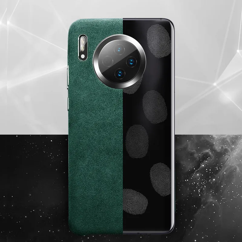Чехол из натуральной кожи и фланели для huawei mate 30 Pro, чехол для huawei mate 30/Pro, задняя крышка, Мягкий сенсорный чехол для телефона s