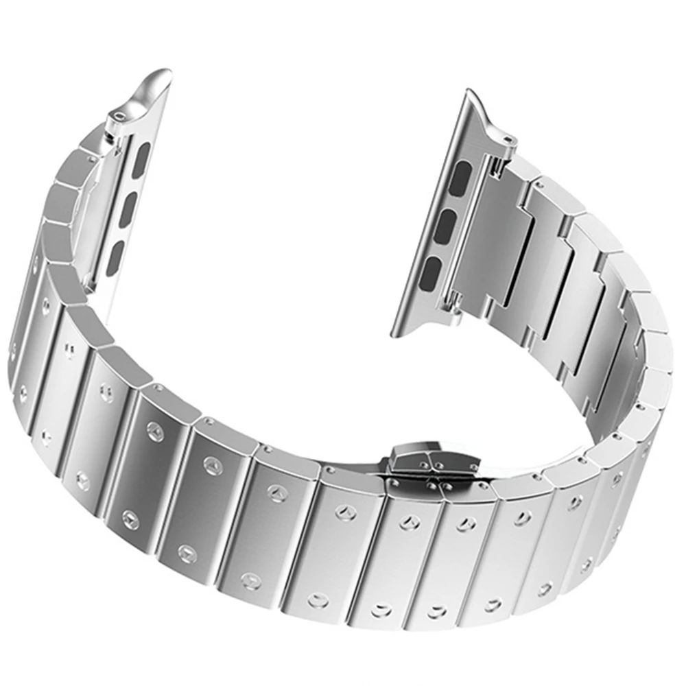 Деловой ремешок для часов apple watch series 5 44 мм 316L браслет из нержавеющей стали для apple iwatch 5 40 мм ремешок correa