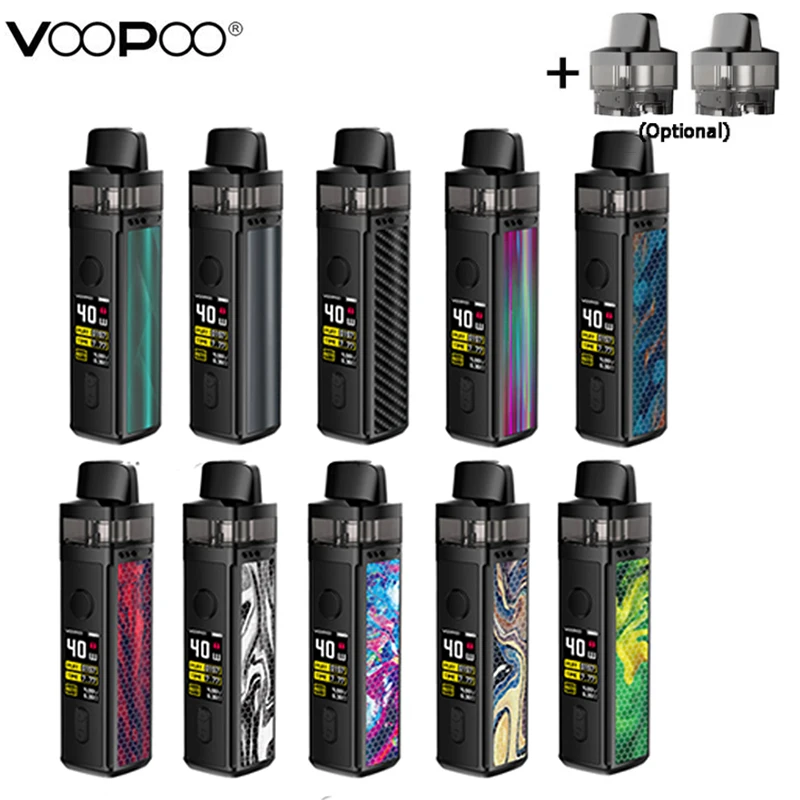 Оригинальный VOOPOO Винчи мод под комплект 5 мл Vape Pod & 1500 мАч батарея fit 0.3ohm PnP катушки