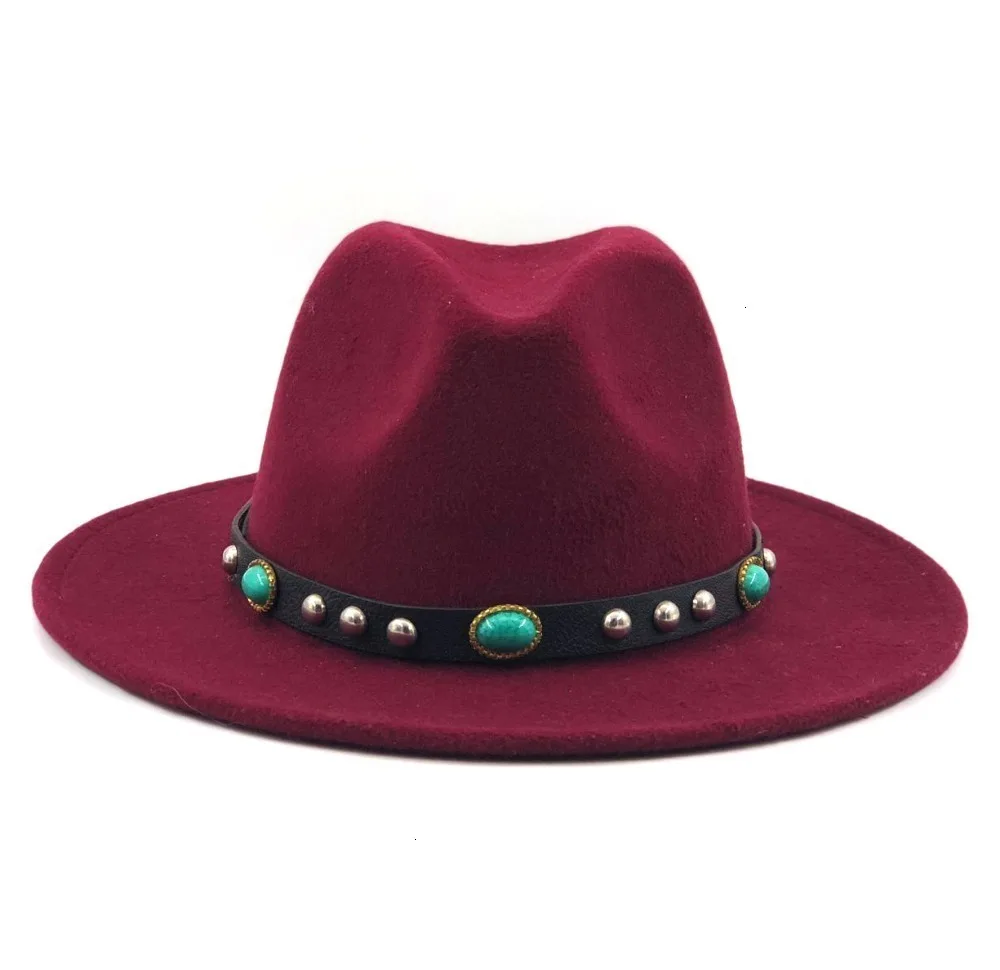 Модная мужская шляпа fedoras Женская мода джаз шляпа лето весна черная Шерстяная Смесь Кепка Уличная Повседневная шляпа