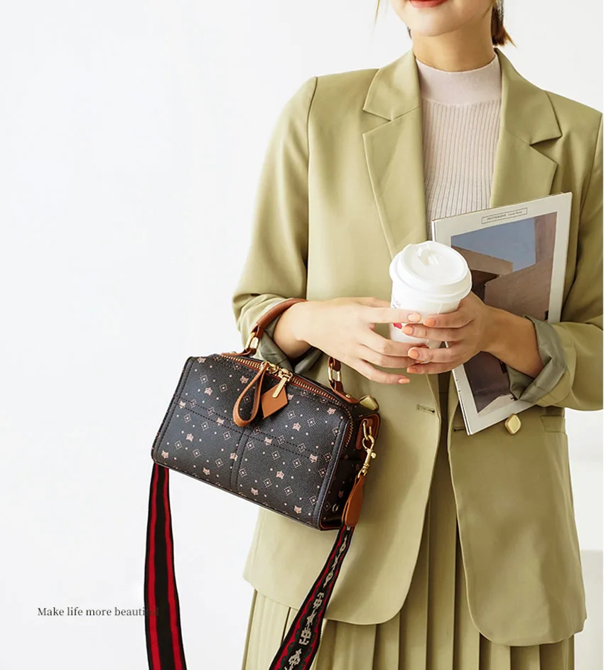 FOXER designer bags famous brand women bags new luxury handbags Large capacity tote bag Boston bag