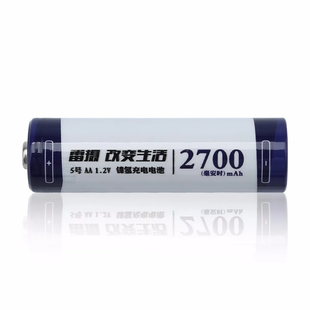 LEISE Ni-MH аккумулятор 1,2 V AA 2700mAh Экологически чистая аккумуляторная батарея высокой емкости экономичная батарея 10 шт/20 шт