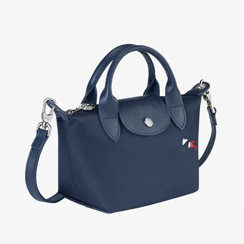 Роскошная женская сумка для покупок Longchamp нейлоновые вместительные дизайнерские