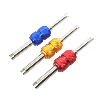 

EIDRAN 2 Sides Universal Valve Core Stems Installer Remover Screwdriver Auto Truck Bicycle Wheel Repair Tool R12 R22 R134