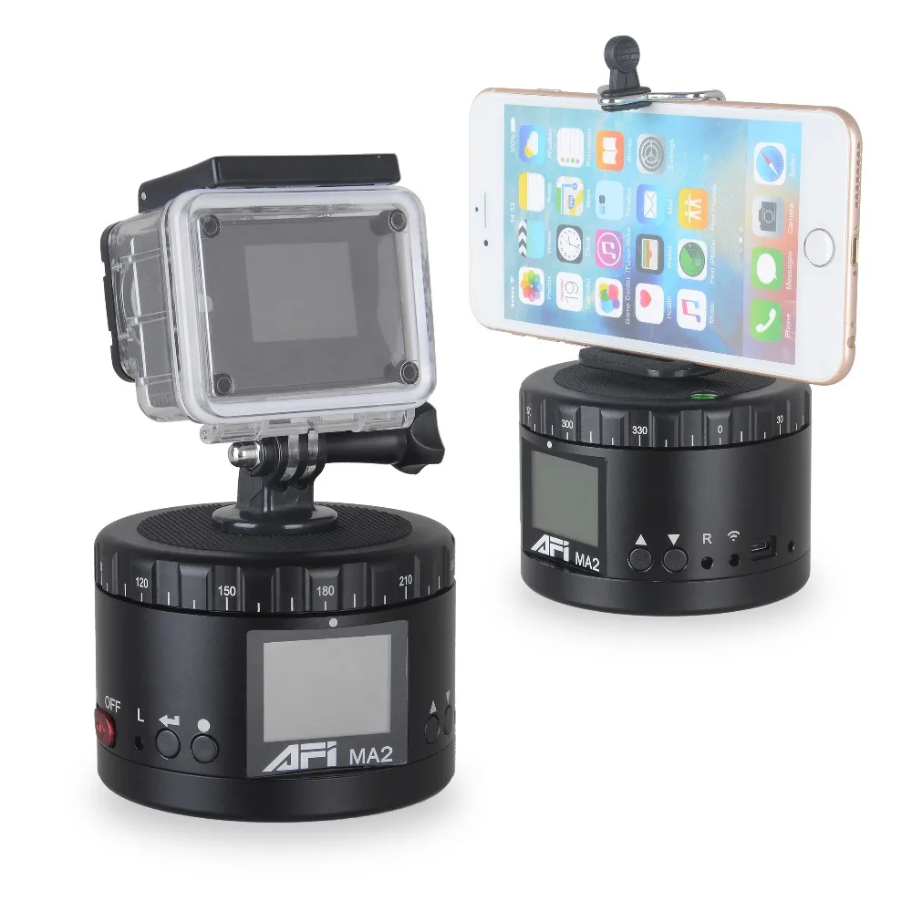3C-AFI Ma2, 360, замедленная съемка, видеокамера, ротатор, панорама, Штативная головка, светодиодная для Canon, Nikon, sony, Dslr Phone, 360, Timelapse Pannin