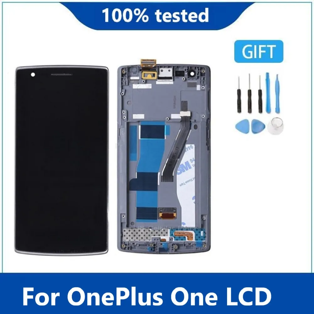 Дисплей 5 дюйма для OnePlus One A0001 ЖК-дисплей с сенсорным экраном и дигитайзером