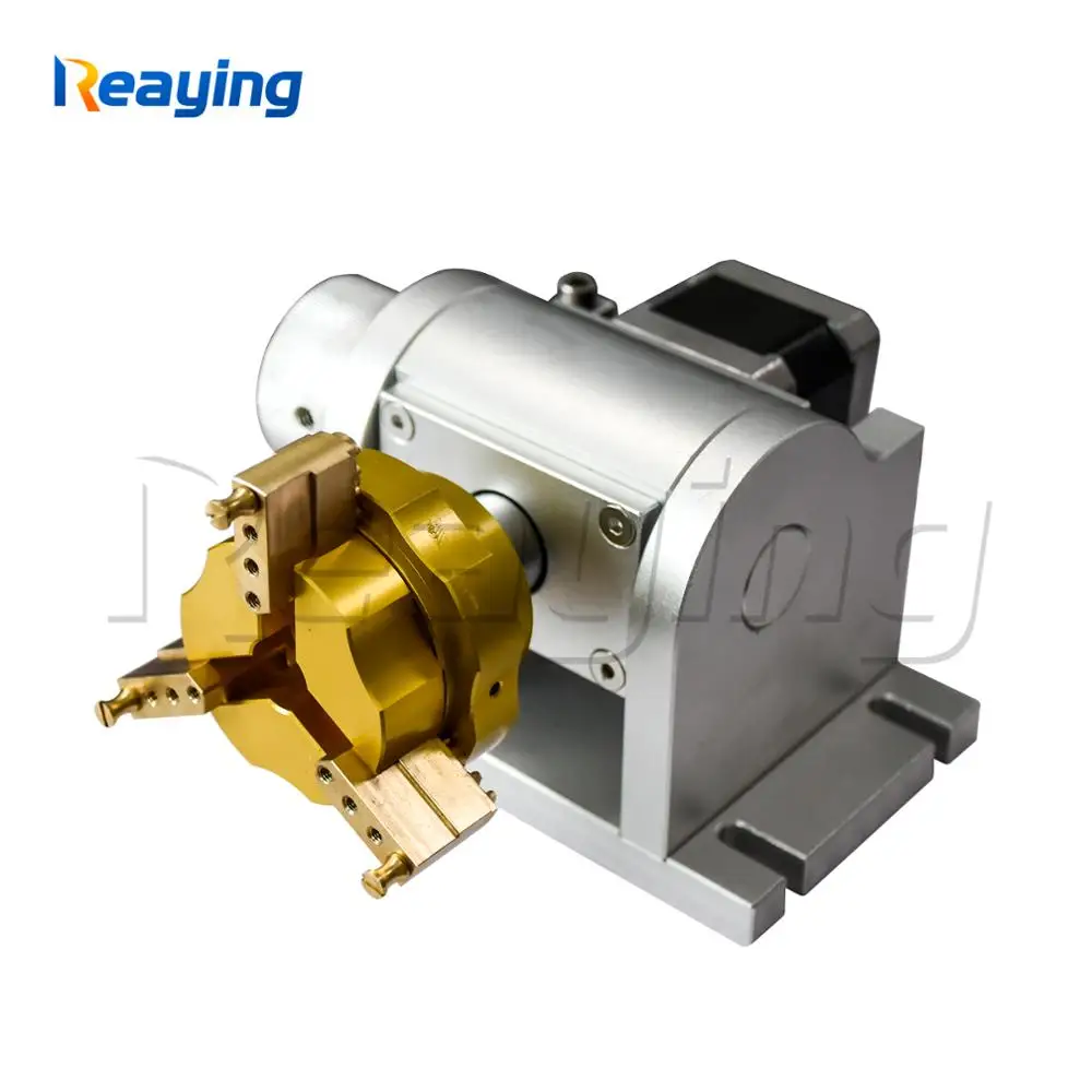 Marking Machine Rotary Shaft axis attachment for CNC Marking/Welding/Engraving machine fixture Chuck size80mm USA STOCK