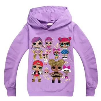 

Baby Girls Sweatshirts Spring Autumn Lol Children Hoodies Long Sleeves Sweater for Kids T-shirt Clothes Hoodie Girls Clothing
