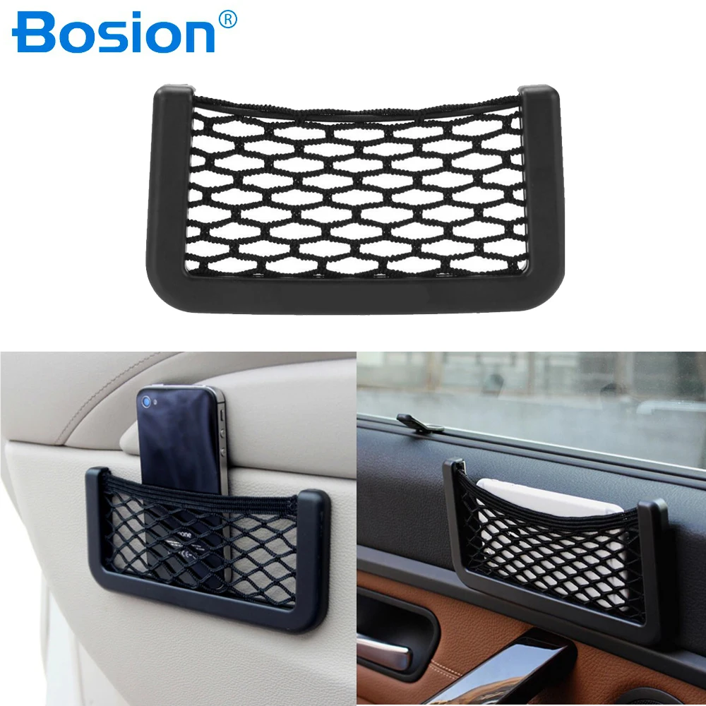 Нейлоновая Сетчатая Сумка для хранения на спинке сиденья автомобиля