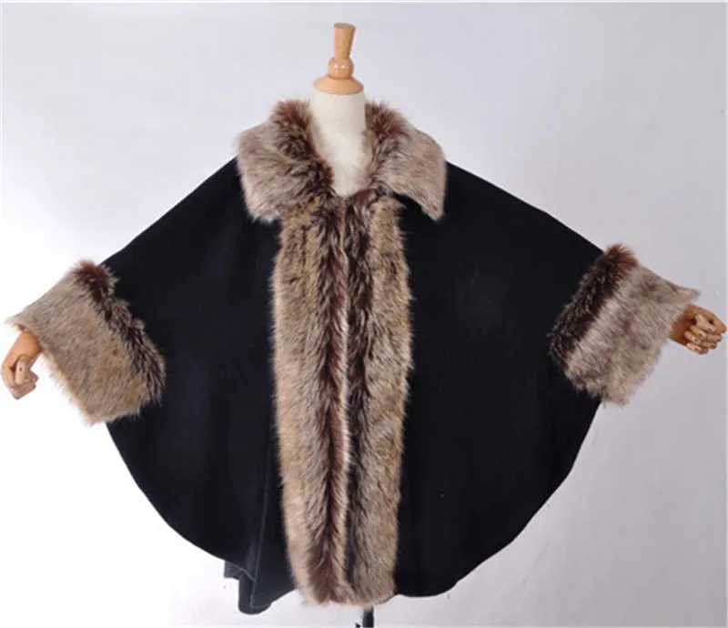 Winter Faux Fur Jacket Wrap Wedding Bolero Shawl Cape Bridal Shawl