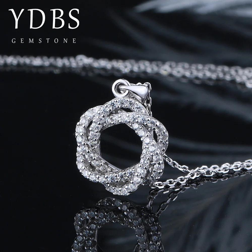 YDBS горячая распродажа 18k Белое Золото высшего класса Женская мода сердце