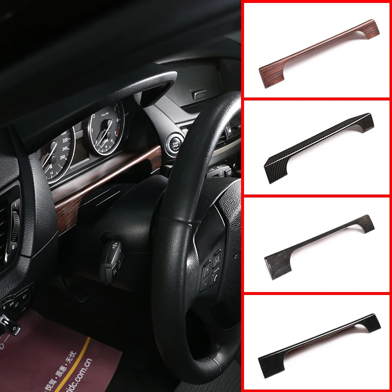 

Car Accessories Interior Dashboard Decoration Frame Cover Trim For BMW X1 E84 2013-2015 Navigation Panel Protection Frame 1 Pcs