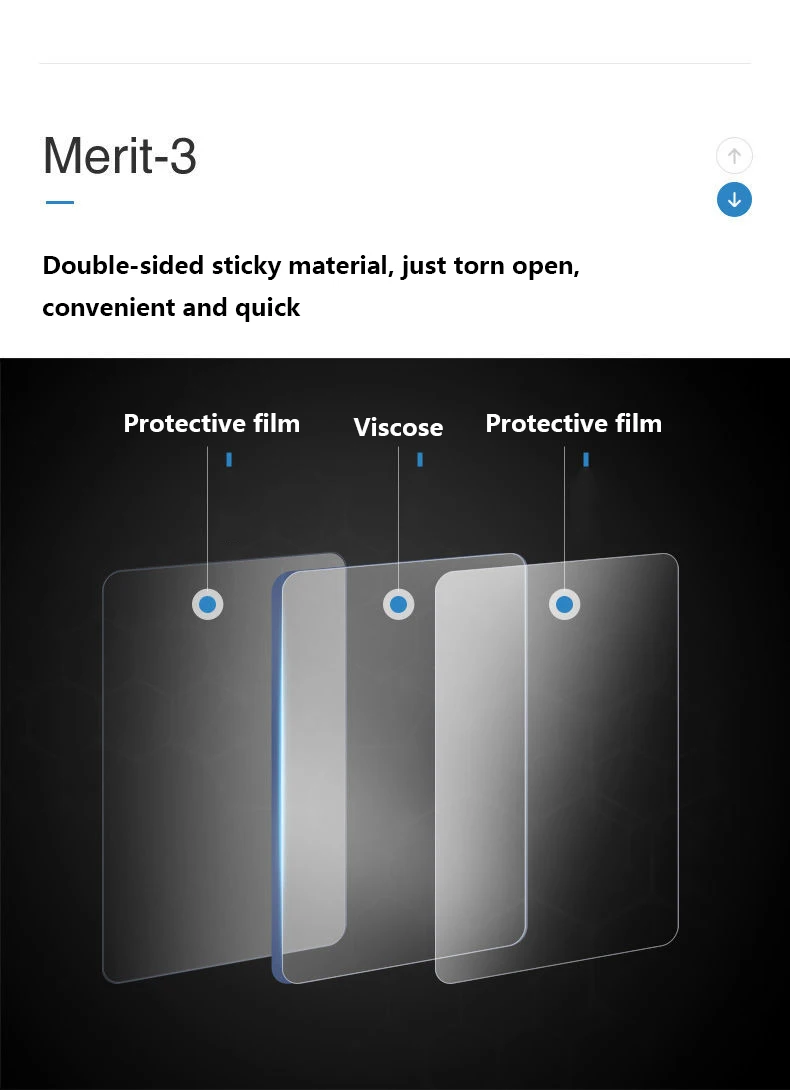 Description Picture 4 of itemTransparent Nano Tape Washable and Reusable Double-sided Adhesive Wall Hooks Hanger Strong Universal Hook Tape for Furniture