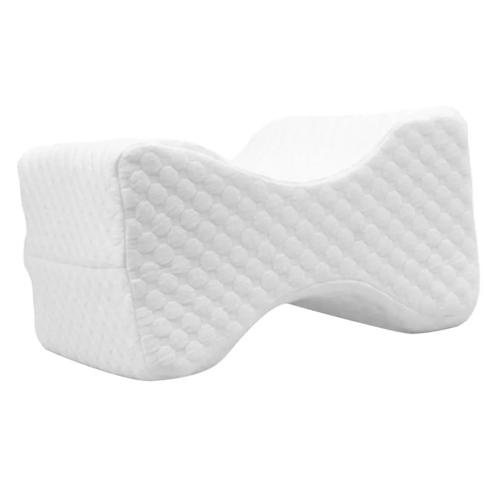 Comfort Side Sleeping Knee Pillow Memory Foam Leg Bolster Cushion Orthopedic Knee Pillow Cushion Side Sleep Leg Pillow Wedge