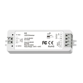 

Free shipping V1 1*8A constant voltage controller Dimming 1 channel LED controller Simultaneous control of multiple controllers
