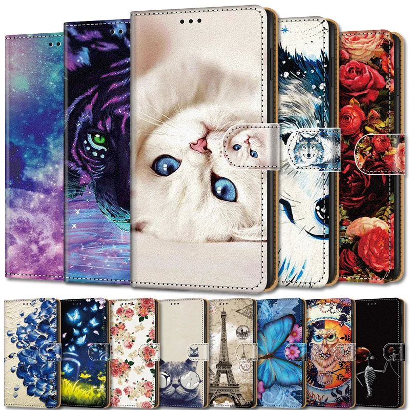 Кожаный флип-чехол для телефона Tecno Camon 15 Pro 12 Spark 5 4 Lite 6 Go 2020 роскошный чехол-книжка