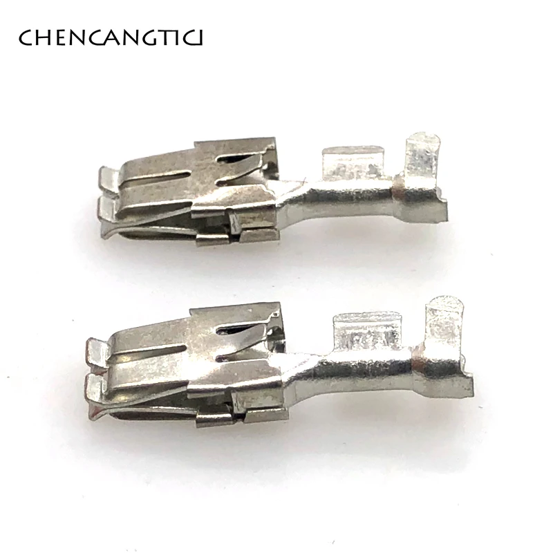 Terminal connector 20 Pcs 6.3MM Series Automotive Car Splices Wire Non-Insulated Female Crimp Terminals DJ6218B-E6.3B