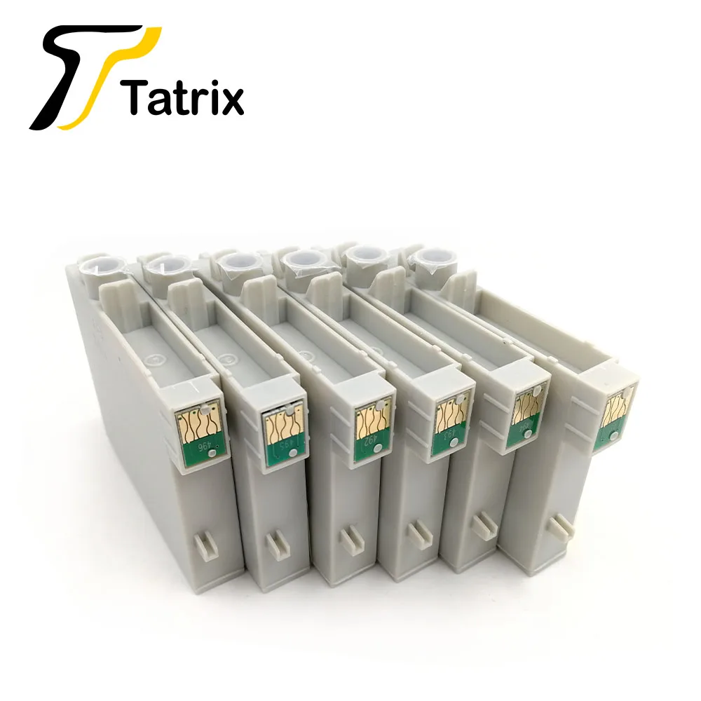 Татрикс для Epson T0491-T0496 чернильный картридж для Epson Stylus Photo R210, R230, R310, R350, RX510, RX630, RX650 принтер