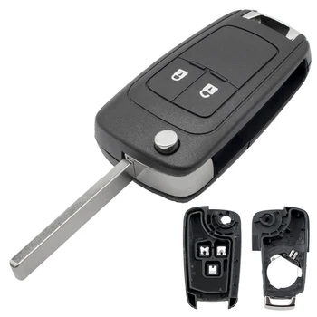

2 Buttons Car Key Fob Case Shell Replacement Flip Folding Remote Cover Fit for Opel Vauxhall Astra Insignia Vectra Corsa Zafira