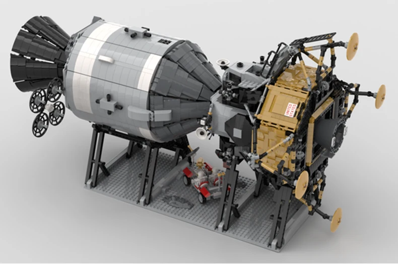 DHL креативная Серия Apollo 11 Звездные войны Сатурн V Аполлон космический корабль совместим с 26457 строительные блоки подарок на день рождения игрушки