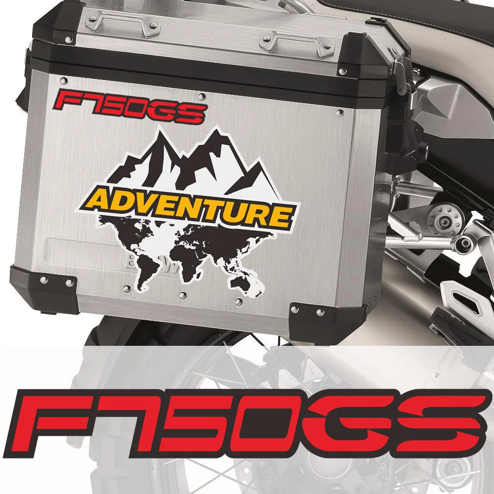 Bauletti Laterali Superiori Per Motociclette Valigie Valigie Adesivi In Alluminio Adesivo Adatto Per Bmw F750Gs F750 F 750 Gs Adv Adventure