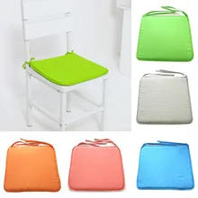 7 цветов, мягкая подушка для стула, 40*40 см, квадратная подушка для сиденья, яркие цвета, европейский стиль, подушка для обеденного стула