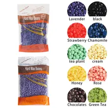 Бумага- воск для удаления волос, твердый воск пчелиный воск обработка воском зерна 100G/1000G мешок посылка Твердые восковые бобы 100 г