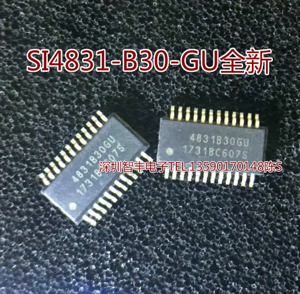 Mxy 2PCS/LOT SI4831-B30-GUR SSOP-24 4831B30GU SSOP24 SI4831-B30 SSOP SI4831 | Электронные компоненты и
