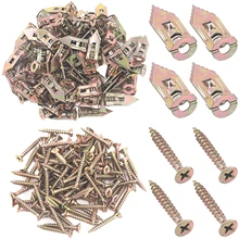 10pcs Hammer in Metal Drywall Anchors 10x30mm with Self Tapping Screws Kit, Wall Anchor Fixing Plug and Screw for Plasterboard