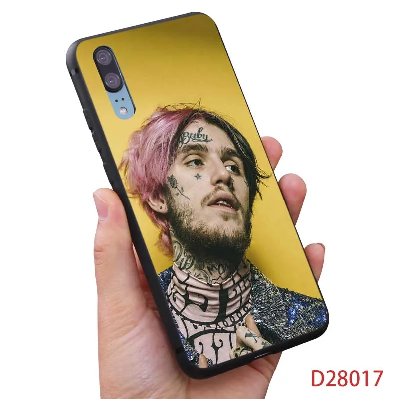 Rap Singer Lil Peep hellboy Life Cry Детское покрывало для huawei honor 9x pro 8x10 20 10 lite 20 pro Прозрачный мягкий силиконовый чехол для телефона - Цвет: D28017