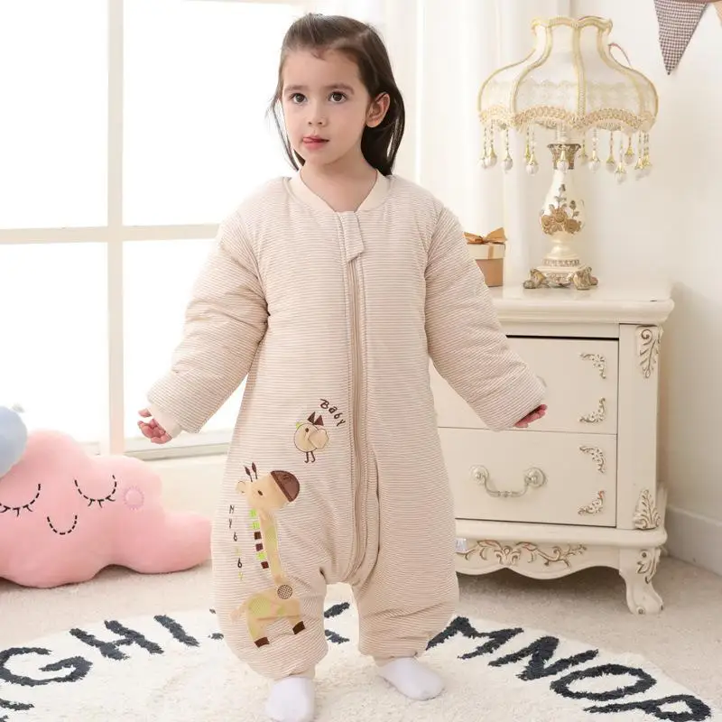 

Winter Baby Thickened Sleeping Bag Newborn Toddler Split Leg Sleeping Bag Warm Cotton Baby Split Leg Sleepsack