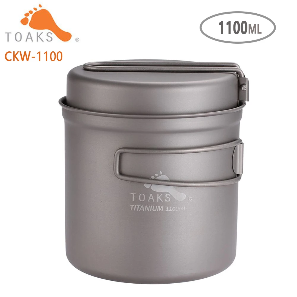 トークス（TOAKS) チタンパンと1100mlチタンポットのセット CKW-1100