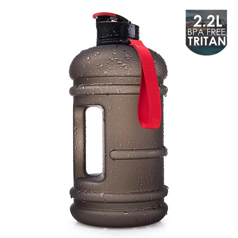 Тритан пластиковые спортивные 2.2l/75 унций Половина галлонов бутылка для воды Bpa