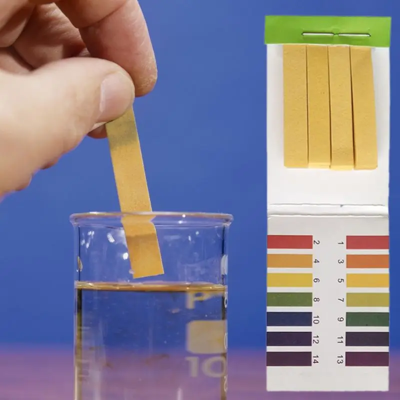 Professional 1-14 pH litmus paper ph test strips water cosmetics soil Acidity test Strips with control card 1set = 80 Strips!