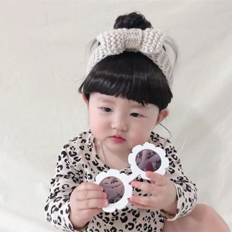 2021 Hair accessories Fashion Cute Baby Girl Hair Bun Wig Hat Cap Hairpiece Newborn Children Kids Girls Bow Headbands Headwear