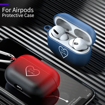 

1pc Hard PC Shockproof Case Protective Cover for Apple Airpods 3 Box Pro Wireless Bluetooth Earphones Cute Cartoon Couples