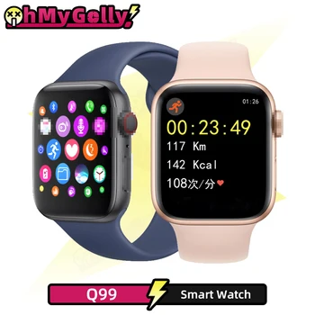 

OMG Smart Watch Q99 Bluetooth Call Bracelet Heart Rate Blood Pressure Measurement Men Women Sports Fitness Tracker IOS apple