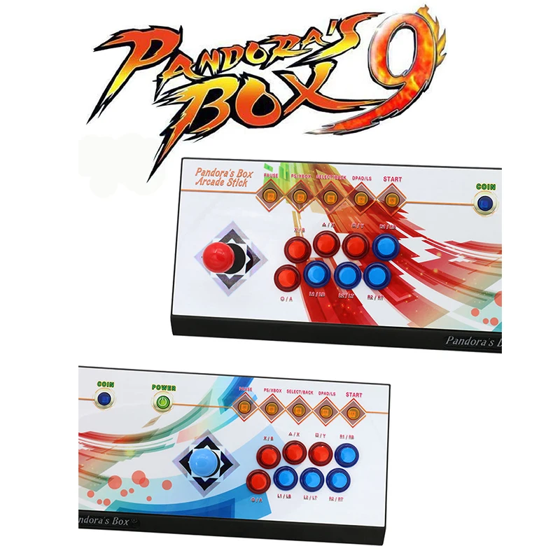 2 игрока Pandora Box 9 1500 встроенная игровая консоль для аркадных игр 8 кнопок