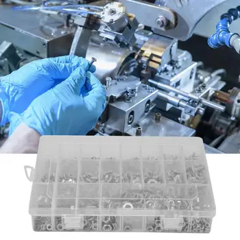 

screws 815PCS M3 M4 M5 M6 Stainless Steel Countersunk Head Hex Socket Screw Nut Washer Kit stainless self tapping screws