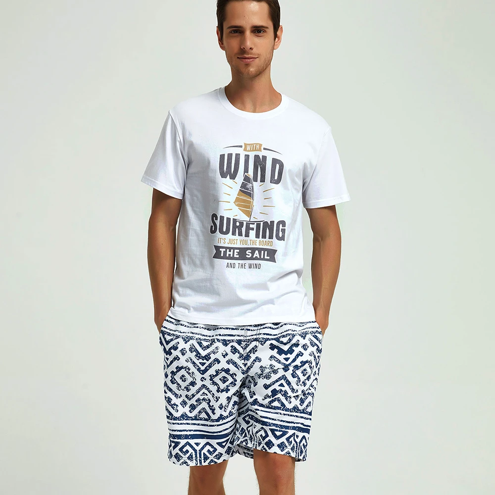 Swim Trunks Men's Beach Shorts Quick Drying Loose and Comfortable for Surfing Swimming Watersports Large Size