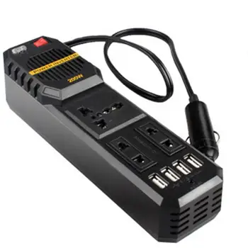 

Car Inverters Auto Power Inverter DC 12V To AC 220V 4 USB Charger Ports Voltage Converter Car Accessories