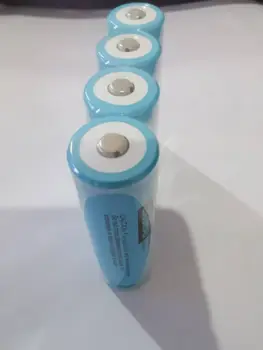 

4Pcs ICR18650 3.7V Liion Rechargeable Battery 2600mah 18650 Button Top For headlight vape ecig