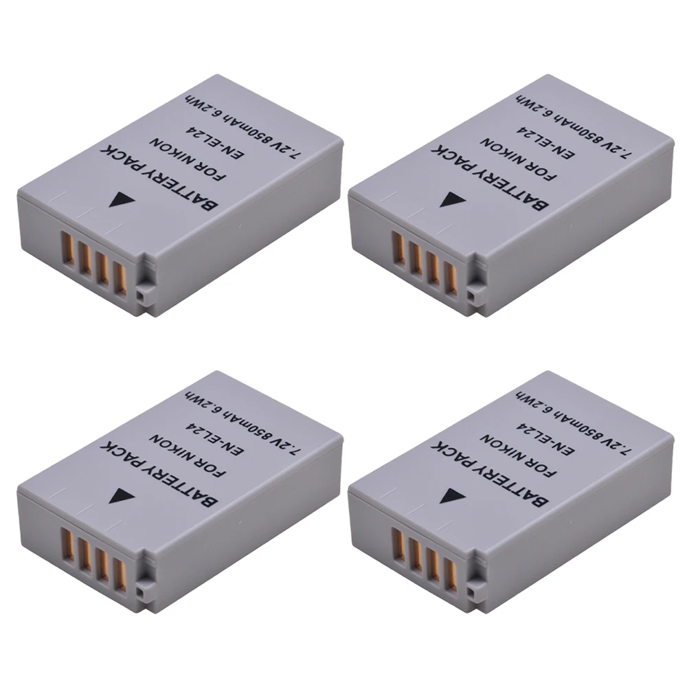 Nikon 1 j5 1j5 EN-EL24 DL18-50デジタルカメラ用4パックDL24-85