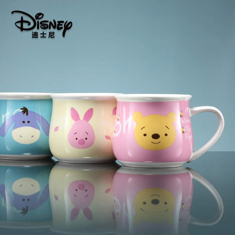 Disney 300 мл Q Edition керамическая кружка с рисунком Винни Пуха чашка для воды милая
