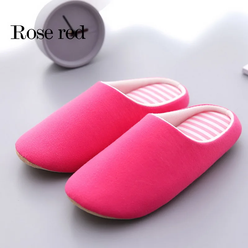 Slippers for Women Shoes Indoor House Plush Soft Cute Cotton Shoes Non-slip Floor Home Slippers Women Slides for Bedroom Shoes