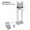 ZONESUN Pneumatic Beer Capping Machine Semi-automatic Cap Sealing Machine Manual Bottle Capper Commercial Bar Brewery 6