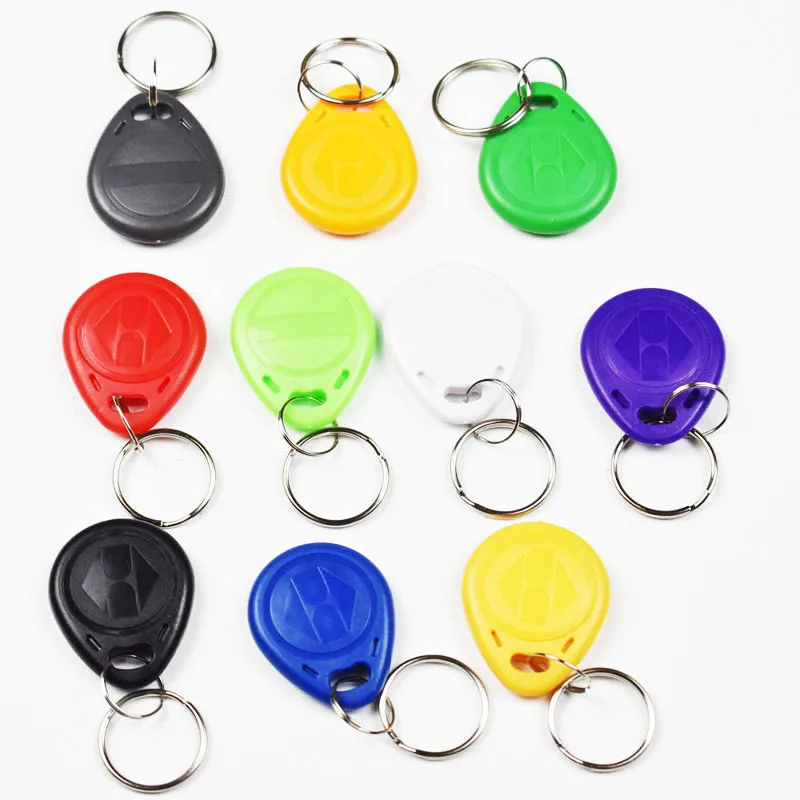 

300pcs RFID Key Fobs 125KHz T5577 Proximity ABS Tags Read and Write Rewritable Duplicator Copier Access Control