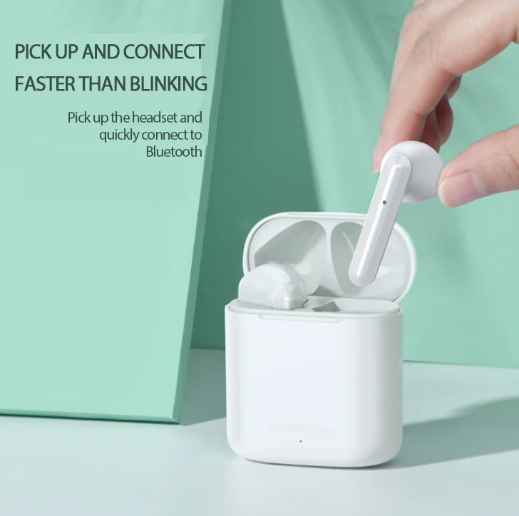 W09 наушники вкладыши TWS с Беспроводной Bluetooth потолок зарядным устройством Mic